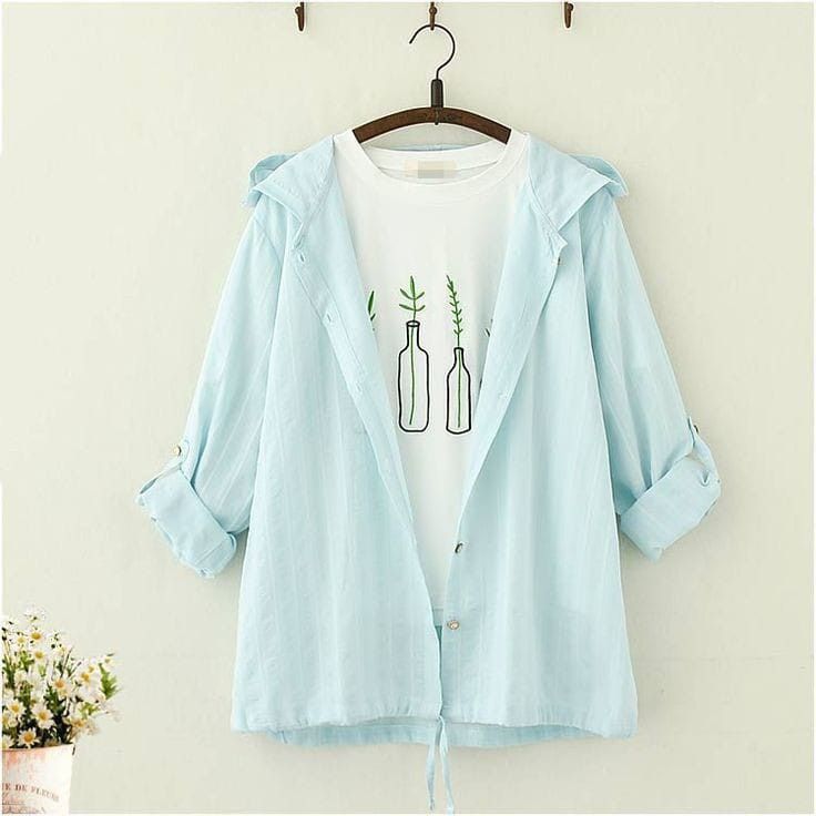 Women Comfort Fit Fit Striped Double Collar Casual Shirt